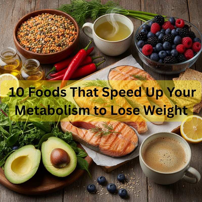 10 foods that speed up your metabolism to lose weight