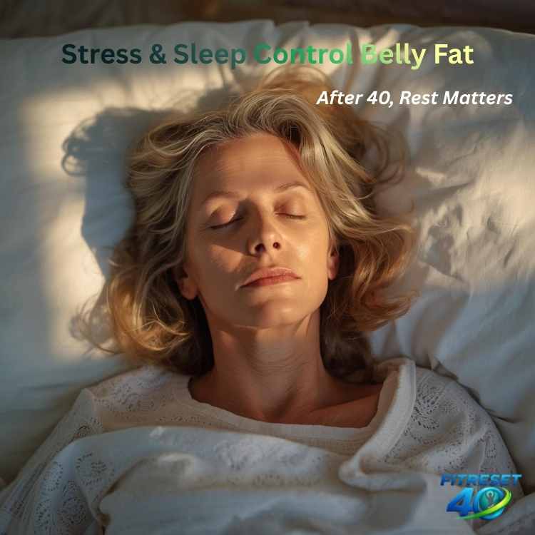 why is it hard to lose belly fat after 40