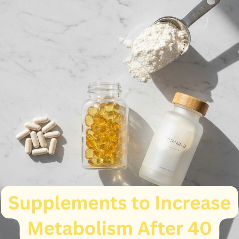 supplements to increase metabolism after 40