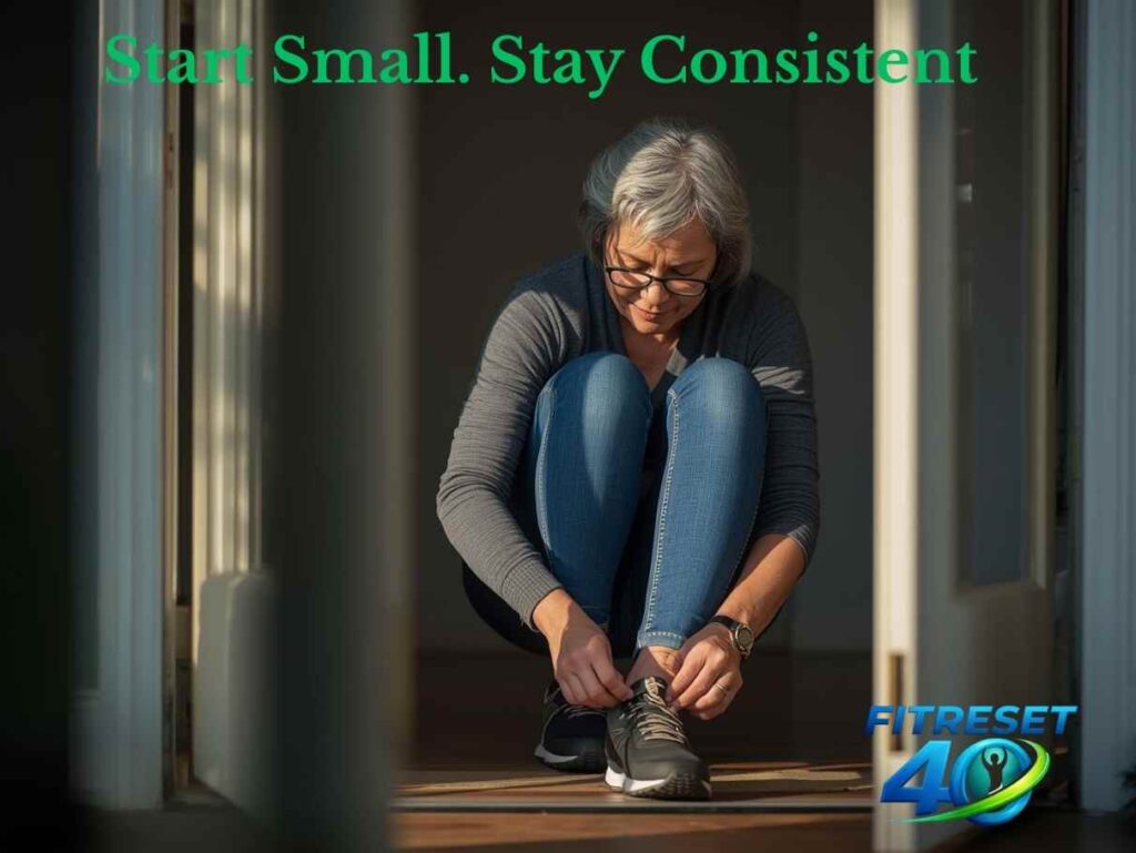 how to start getting fit after 40 female simple daily fitness routine