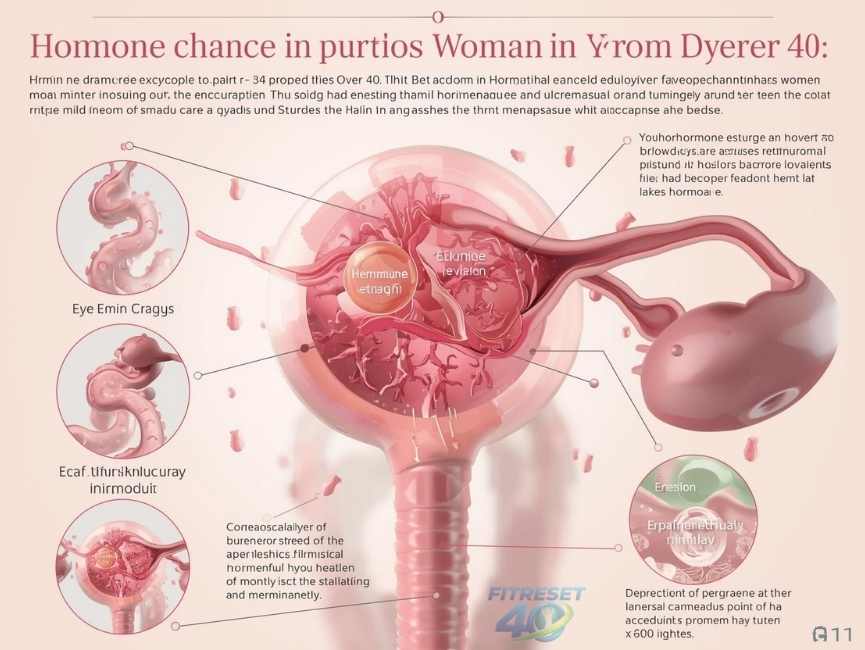 menopause-hormone-changes-women-over-40 Does menopause cause weight gain in women over 40