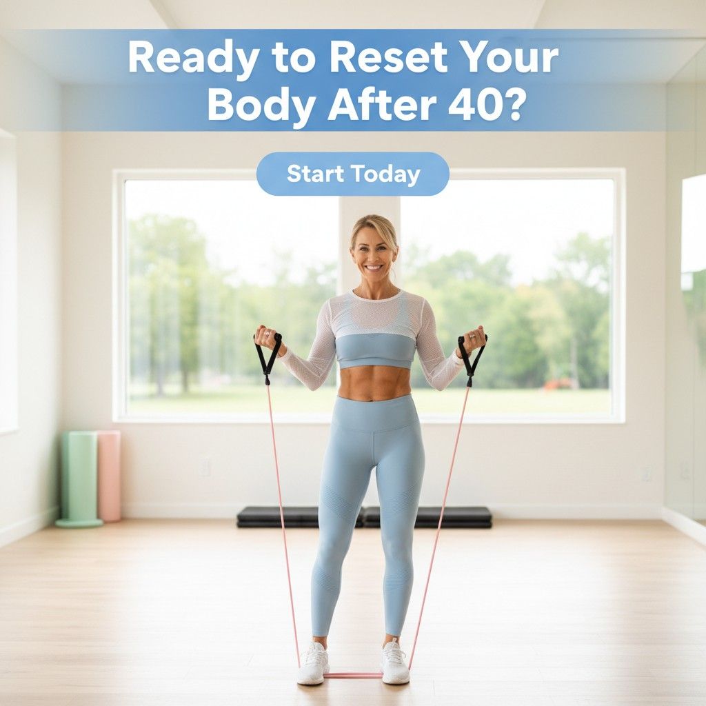 Motivated healthy woman over 40 ready to start weight loss journey