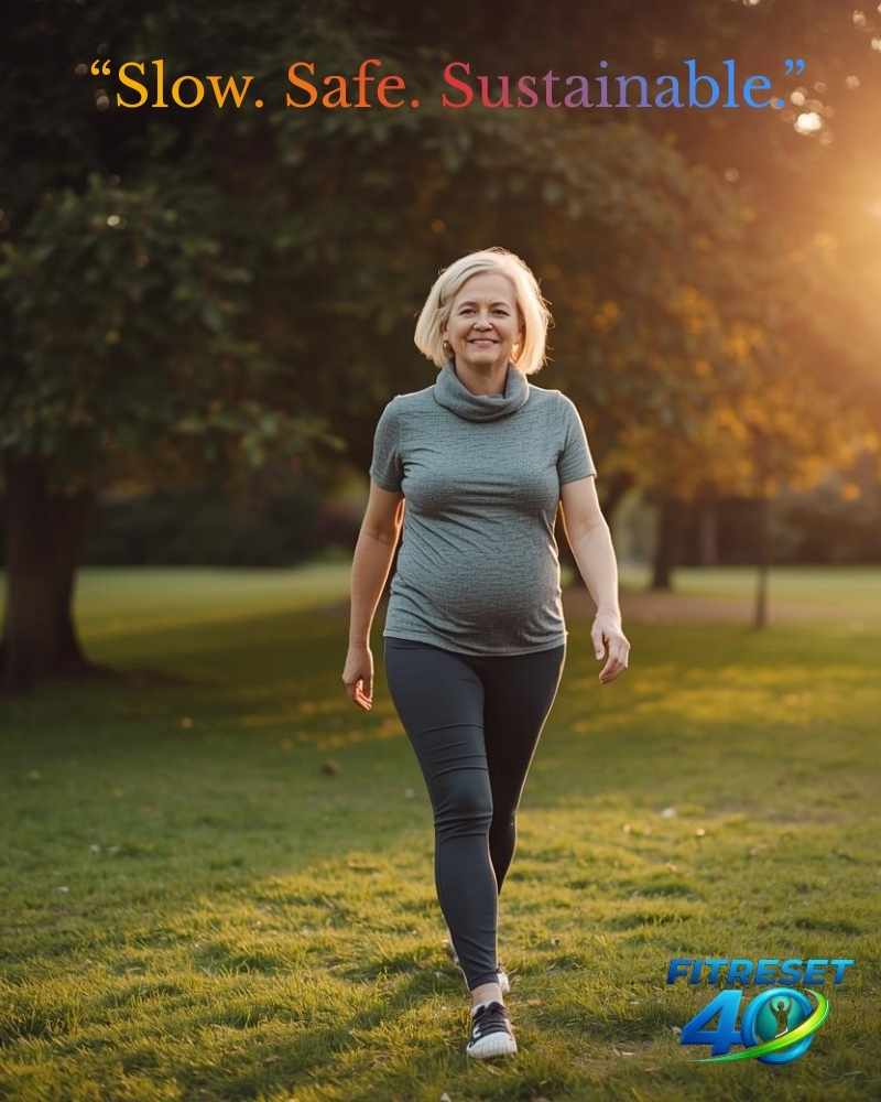 safe weight loss tips for women over 40 walking for fat loss and hormone balance