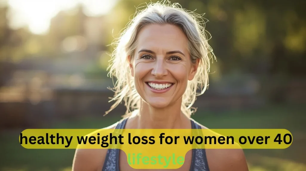 healthy weight loss for women over 40 lifestyle