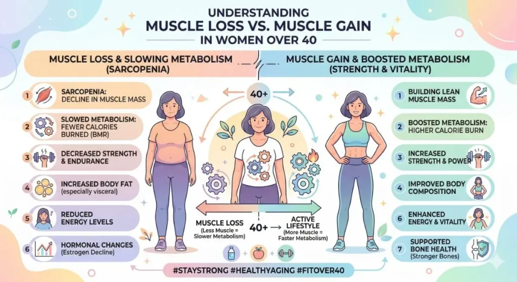 importance of protein for women over 40 metabolism and muscle health