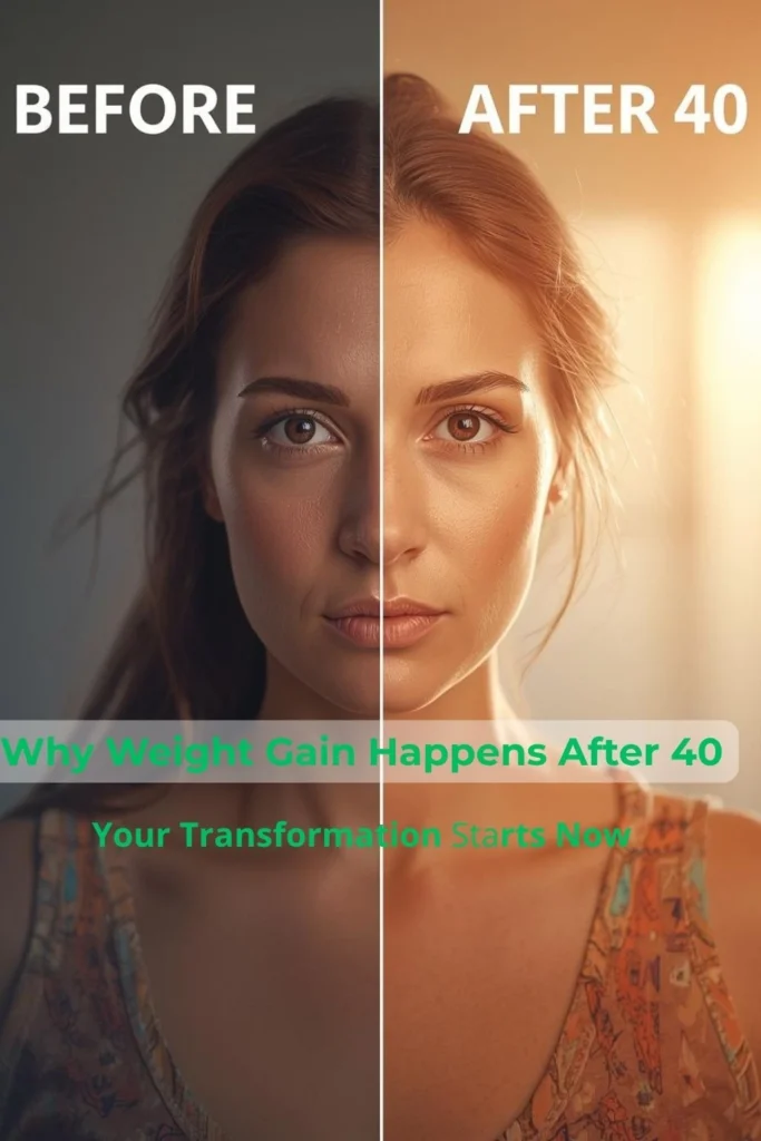 why women gain weight after 40 metabolism changes