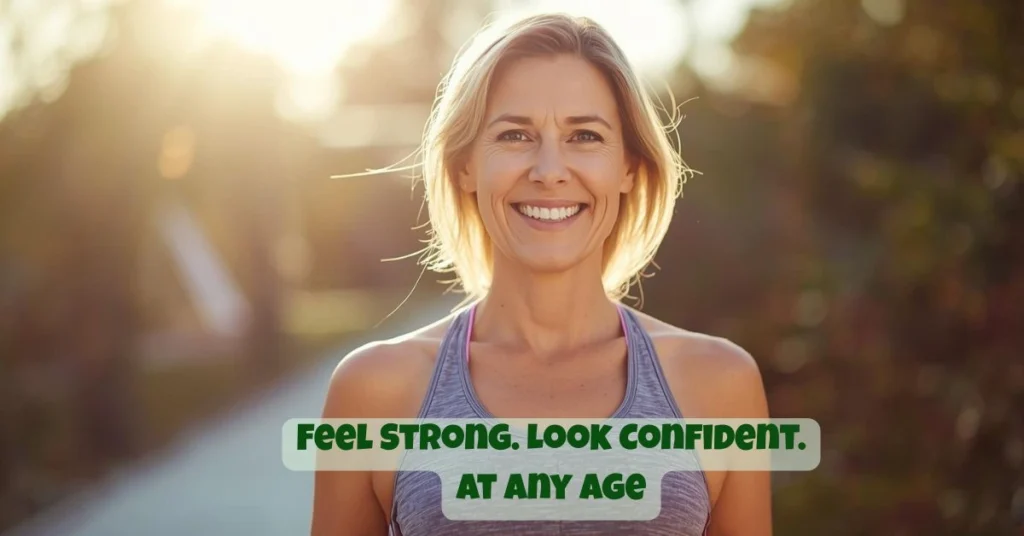 weight loss success after 40 healthy confident woman