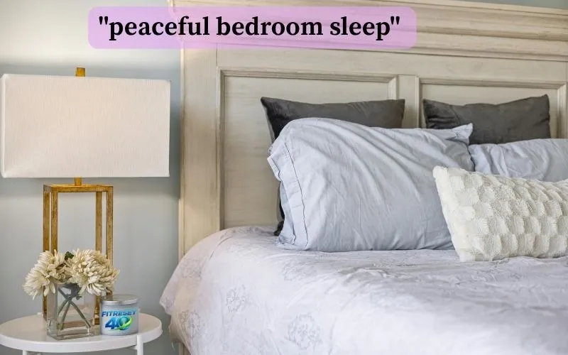 Peaceful bedroom setting illustrating natural remedies for menopause fatigue and sleep issues
