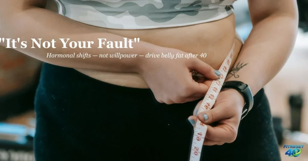 Woman measuring her waist showing sudden weight gain in women during menopause