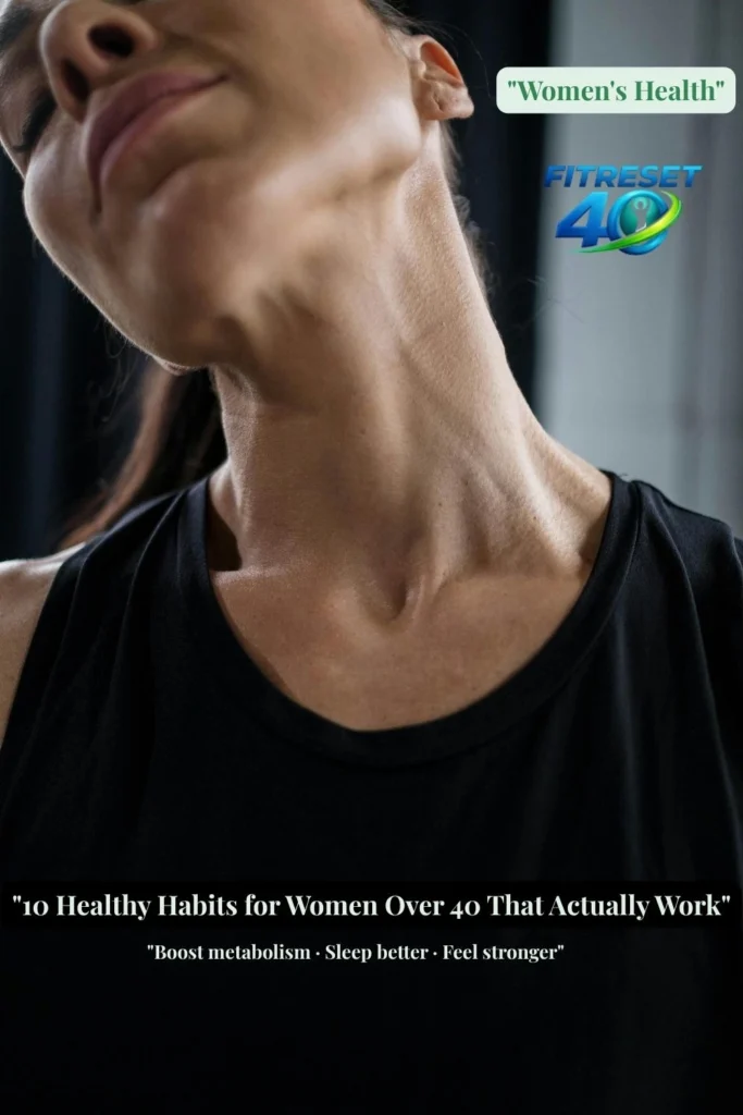 Stress Management as a Healthy Habit for Women Over 40 healthy habits for women over 40 — woman meditating for stress and cortisol management