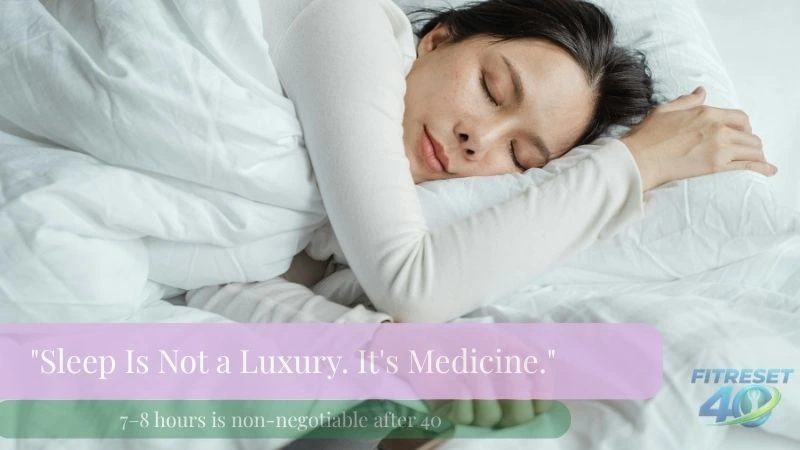 Why Sleep Is a Critical Healthy Habit for Women Over 40 healthy habits for women over 40 — woman sleeping peacefully for hormone balance