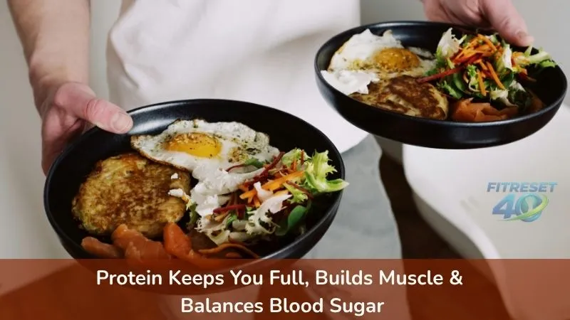 Best High Protein Foods for Hormones and Weight Loss After 40 high protein foods including eggs salmon and vegetables for hormone balance after 40
